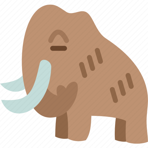 Mammoth, hairy, animal, extinct, prehistoric icon - Download on Iconfinder