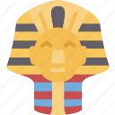 pharaoh, egyptian, king, tomb, archeology