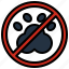 allowed, animals, dont, not, pets, prohibition, signaling 
