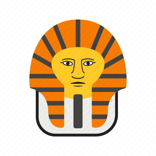 Ancient, egypt, egyptian, face, gold, king, mask icon - Download on Iconfinder