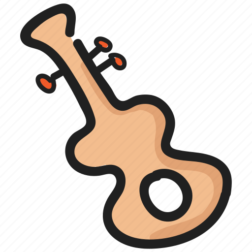 Acoustic guitar, artistic guitar, guitar, musical instrument, musical tool icon - Download on Iconfinder