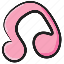 eighth note, melody, music, music note, quaver 