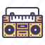 cassette, sound, stereo, audio, retro, radio, music 