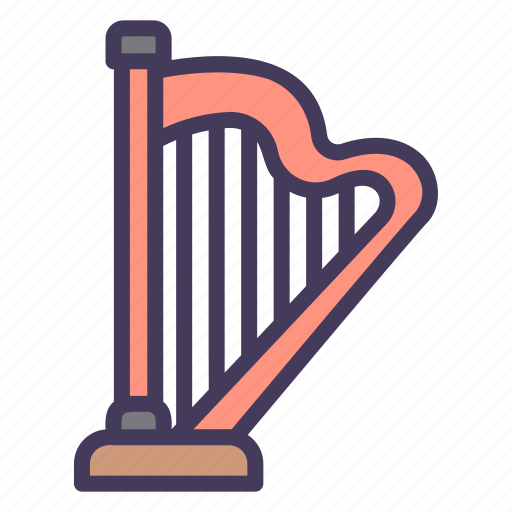 String, melody, harp, musical, classic, music, instrument icon - Download on Iconfinder