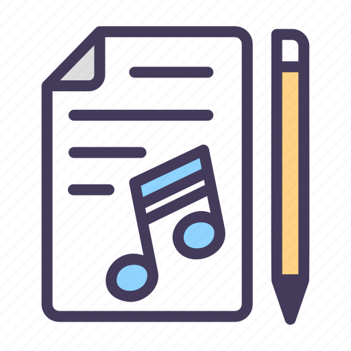Song, creative, lyrics, abstract, music, writing icon - Download on Iconfinder