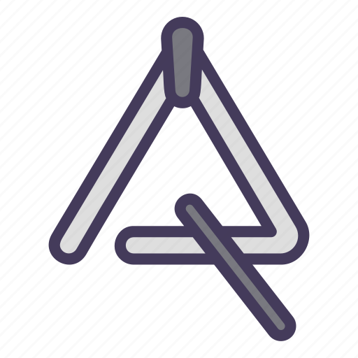Music, musical, triangle, sound, instrument icon - Download on Iconfinder