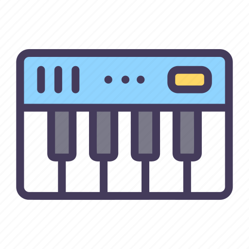 Keyboard, sound, music, piano, electric, instrument icon - Download on Iconfinder
