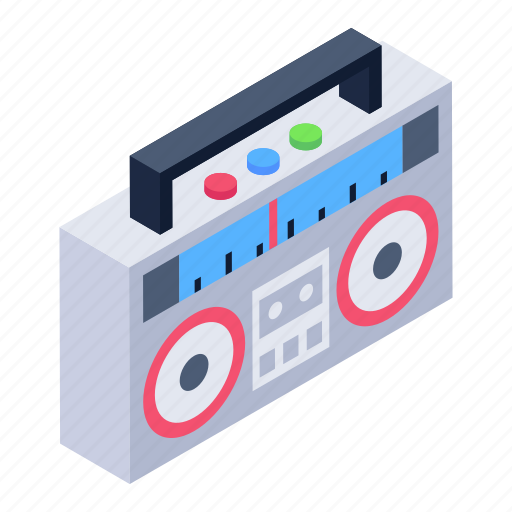 Tape player, stereo player, cassette player, cassette recorder, music recorder icon - Download on Iconfinder