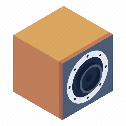 Music speaker, audio speaker, sound speaker, woofer speaker, music device icon - Download on Iconfinder