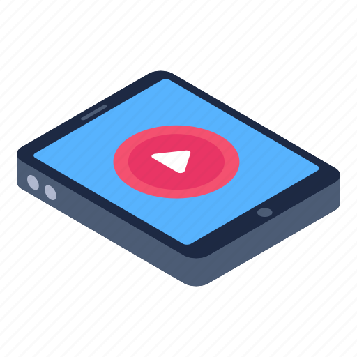 Phone video, mobile video, online video, video app, smartphone video icon - Download on Iconfinder
