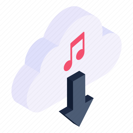 Cloud music download, music download, cloud media, cloud download, download media icon - Download on Iconfinder