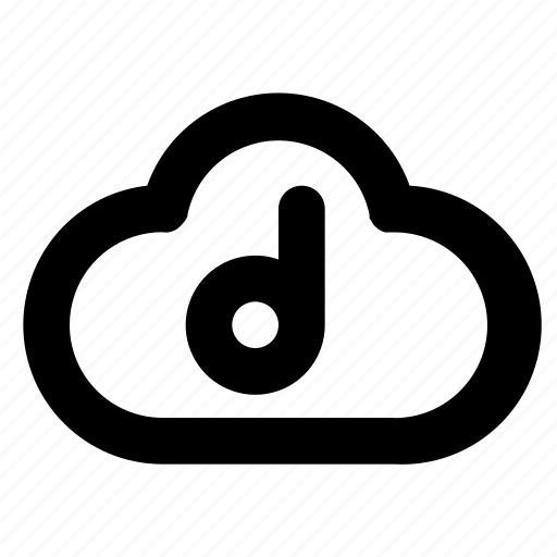 Cloud, music, storage, data icon - Download on Iconfinder