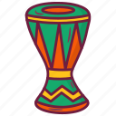 bongo, cuban, drum, musical, instrument