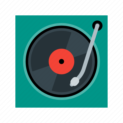 Turntable, music, player, sound, vinyl icon - Download on Iconfinder