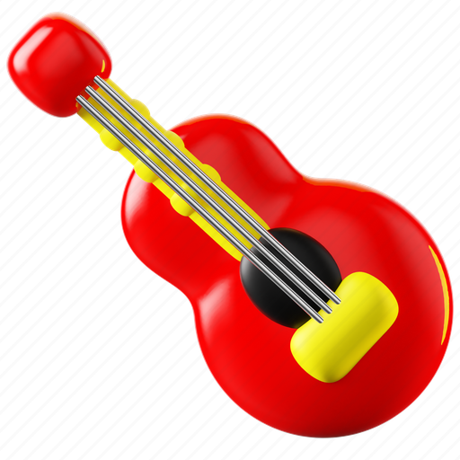 Guitar, acoustic, play, man, entertainment, instrument, musical-instrument 3D illustration - Download on Iconfinder