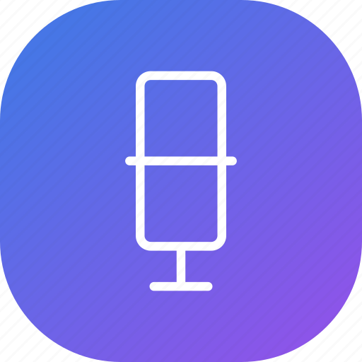 Mic, microphone, music, purple, record, sound, voice icon - Download on Iconfinder
