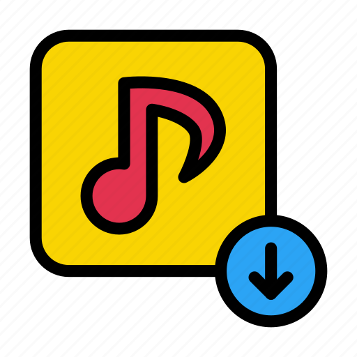 Download, song, media, save, music icon - Download on Iconfinder