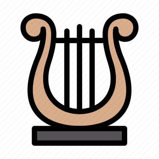 Harp, musical, instrument, sound, studio icon - Download on Iconfinder