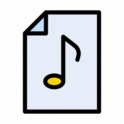 Music, file, document, media, player icon - Download on Iconfinder
