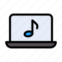 music, phone, audio, song, laptop