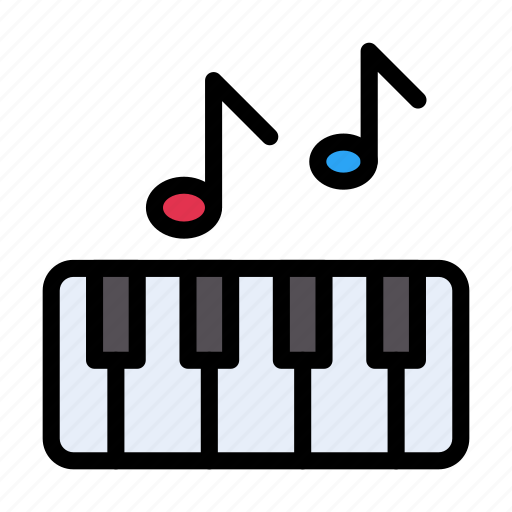 Piano, tiles, instrument, media, music icon - Download on Iconfinder