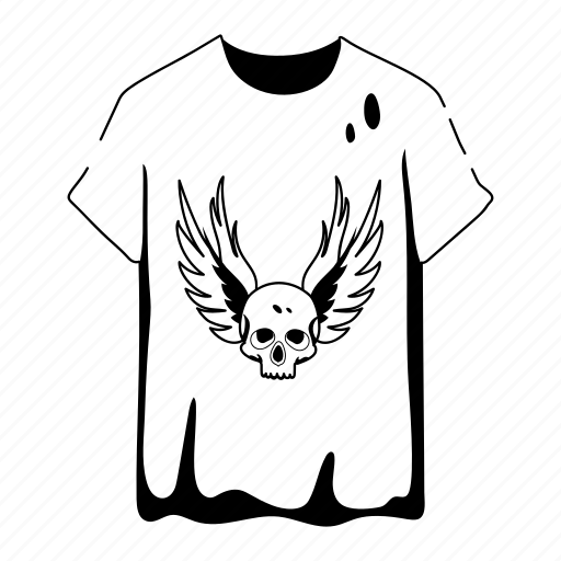 Skull shirt, tee shirt, mens shirt, shirt, apparel icon - Download on Iconfinder