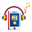 listening music, music app, music headphones, mobile music, phone music 