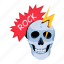 punk skull, rock skull, music skull, rebel skull, punk cranium 