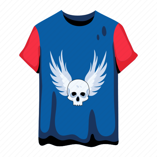 Skull shirt, tee shirt, mens shirt, shirt, apparel icon - Download on Iconfinder