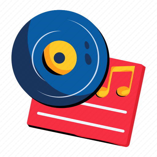 Cd rom, cd player, disc player, dvd player, music disc icon - Download on Iconfinder