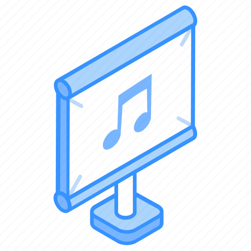 Billboard, music advertisement, song advertisement, melody, hoarding icon - Download on Iconfinder