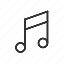 multimeda, music, note icon