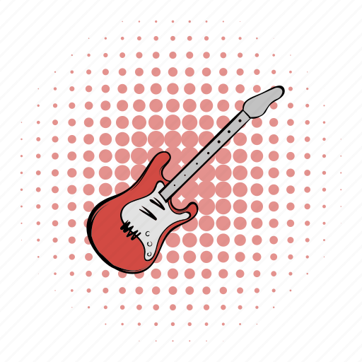 Band, comics, electric, guitar, instrument, music, string icon - Download on Iconfinder