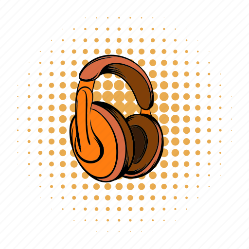 Audio, comics, earphone, headphone, modern, sound, stereo icon - Download on Iconfinder