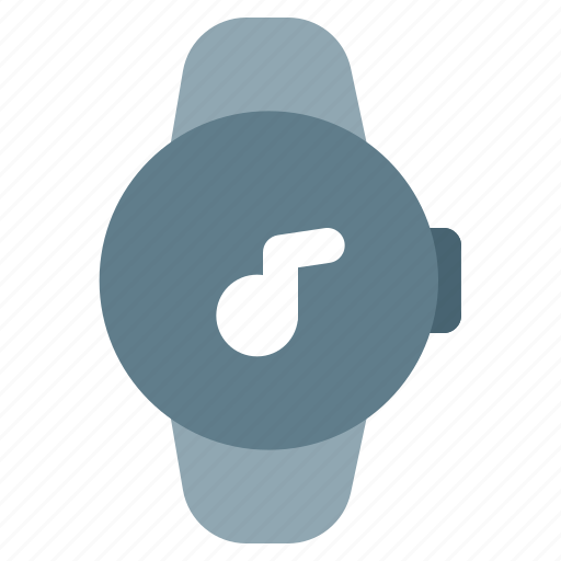 Smartwatch, music, device, technology icon - Download on Iconfinder
