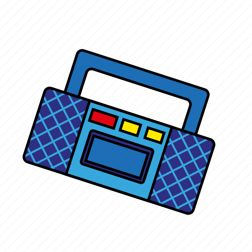 Boom box, cassete, music, old school, player, recorder, tape icon - Download on Iconfinder