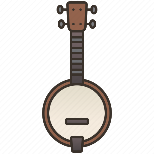 Banjo, country, music, string, traditional icon - Download on Iconfinder