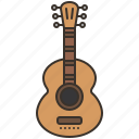 acoustic, classic, guitar, music, string