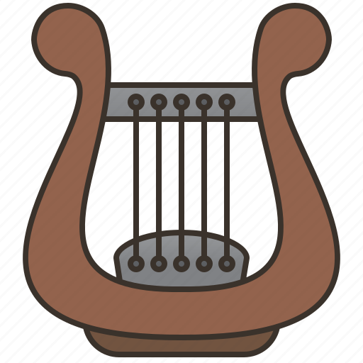 Ancient, greek, harp, instrument, lyre icon - Download on Iconfinder