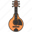 folk, instrument, mandolin, traditional, wooden 