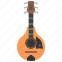 folk, instrument, mandolin, traditional, wooden