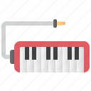 blowing, instrument, keyboard, melodica, melody