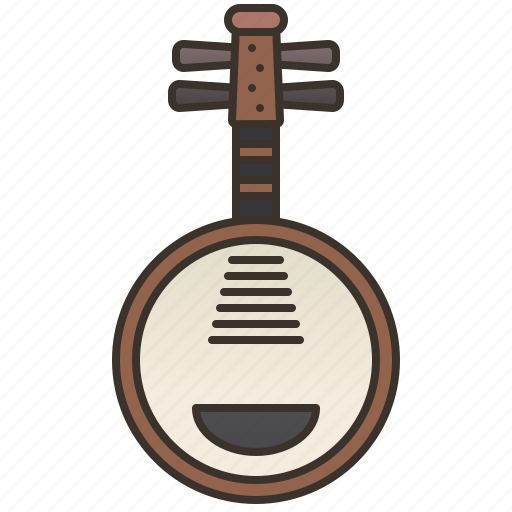 Ancient, chinese, instrument, music, yueqin icon - Download on Iconfinder
