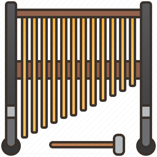 Beat, bells, instrument, melody, tubular icon - Download on Iconfinder