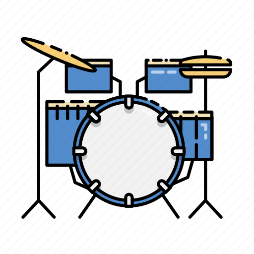 Drum, instrument, kit, music icon - Download on Iconfinder