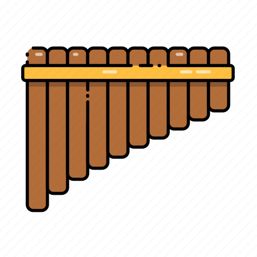 Bamboo, flute, instrument, music, pan, pipe icon - Download on Iconfinder