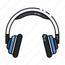 audio, headphone, headset, music, sound