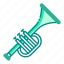 flugel, horn, music, instrument, concert