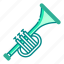 flugel, horn, music, instrument, concert 