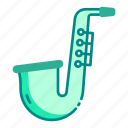saxophone, music, instrument, concert